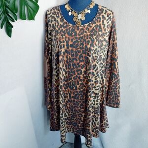 Curvy The Wild One Leopard Print Dress